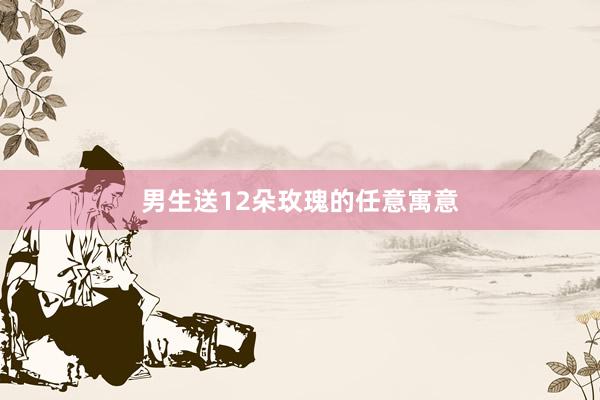 男生送12朵玫瑰的任意寓意